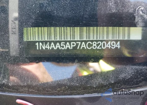 2010 Nissan Maxima 3.5 S z USA, uszkodzony, nr VIN 1N4AA5AP7AC820494